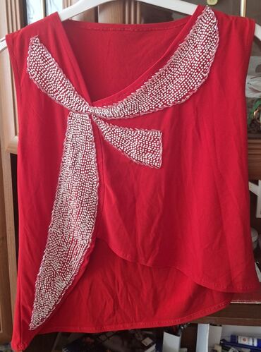 xal xal qadın bluzkaları: S (EU 36), rəng - Qırmızı