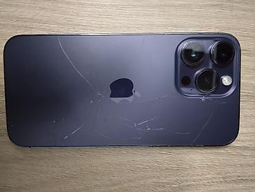 iphone 11 100$: IPhone 14 Pro, Deep Purple, Qırıq — 1