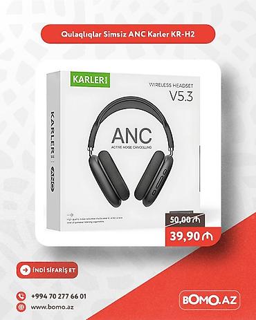audio: 🔥 Qulaqlıqlar Simsiz ANC Karler KR-H2 ✅ Brend: Karler ✅ ANC: Bəli ✅ — 1