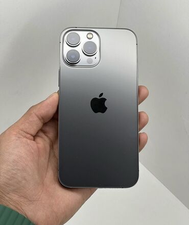 списанные айфоны: IPhone 13 Pro, Колдонулган, 256 ГБ, Графит, Коргоочу айнек, Каптама, 81 %