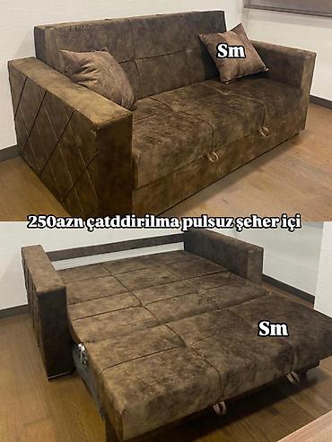 metbext divanı: Mebel dəsti və divan - Ağ rəngli yemək masası + 4 ədəd stul. Klassik — 3