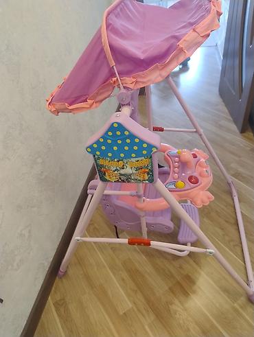 at oyuncaqlari: Uşaq yelləncəyi – Baby Land - Rəng: çəhrayı/bənövşəyi tonlarda - — 4