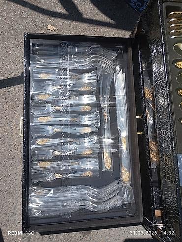 нож: Набор столовых приборов Zepter - Полный сервиз из нержавеющей стали — 1