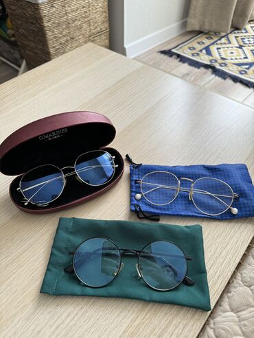 солнцезашитные очки: Очки нулёвки декоративные в мягких чехлах (для стиля и красоты 🥰) - по