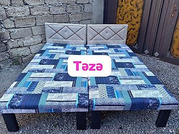Çarpayılar: Təzə çarpayılar. 1 nəfərlik çarpayılar 60manat. 2 nəfərlik taxt — 21