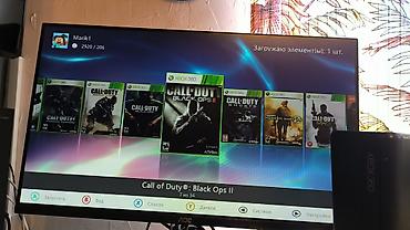 Xbox 360: Xbox 360 Slim прошитый freeboot. установлено 34 игры. Обслужена — 7