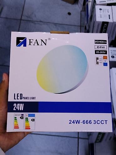 Светодиодная панель FAN LED Panel Light 24W (модель 24W-666 3CCT) -