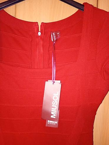 Haljine: Crvena „bandage“ haljina MIUSOL – veličina M - Kroj: uska, bodycon — 3