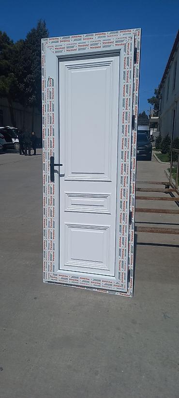 plastic qapi: Yeni Plastik qapı 80x200 sm Zamok və çərçivə ilə, Zəmanətli, Pulsuz quraşdırma, Pulsuz çatdırılma, Rayonlara çatdırılma — 4