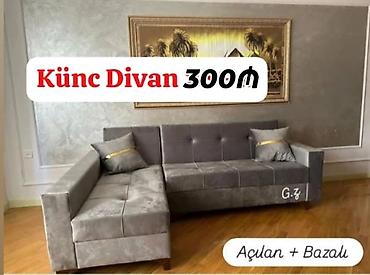 Divanlar: *Künc Divan 300Azn* Rəng seçimi istənilən ✅ ✔️Kitab kimi açılan ~ — 1