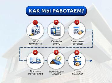 Кровля крыши: Ремонт крыша, Замена кровля, Частичный ремонт, Утечка крыша, Демонтаж at lalafo.kg — 10 Кровля крыши: Ремонт крыша, Замена кровля, Частичный ремонт, Утечка крыша, Демонтаж — 10