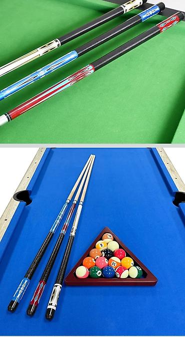 Бильярдные столы: Бильярдный кий (2-составной) - Тип: разборный кий для пула/снукера — 7