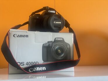 canon video: Satılır Fotoaparat Canon EOS 4000d 18-55 kit Hədiyyə verilib, çox az