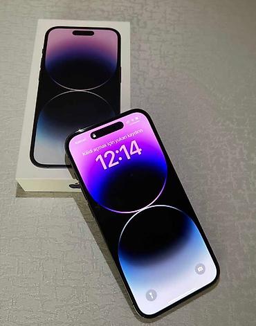 Apple iPhone: IPhone 14 Pro, 128 GB, Deep Purple, Simsiz şarj, Face ID, Sənədlərlə — 3