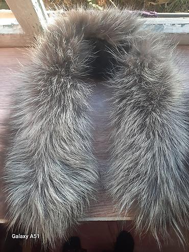 Шарф, Б/у, Унисекс, цвет - Серебристый