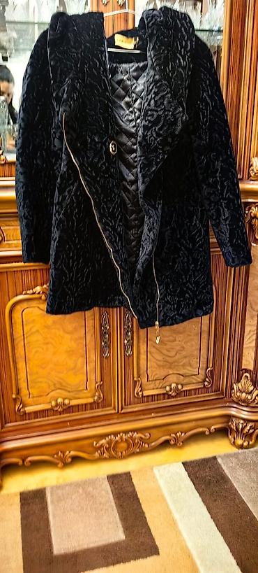Paltolar: Qadın qış palto/şuba – Club Riona - Rəng: qara - Material: qıvrım — 3