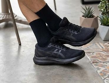 electro style: ASICS crne patike za trčanje - Model: niskoprofilne patike za trčanje — 1