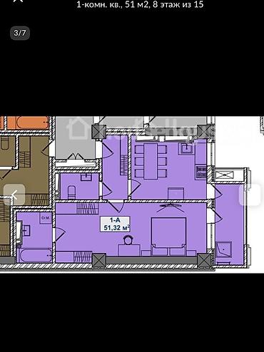 brk group: 1 комната, 51 м², Элитка, 8 этаж, ПСО (под самоотделку) — 5