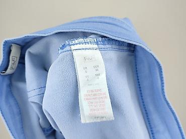 biale sandaly na platformie: F&F, Jeansy damskie, rozmiar S — 5