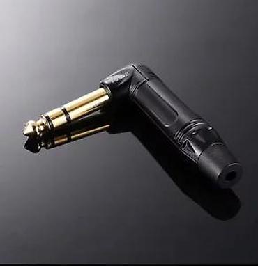 velika gitara: STEREO UGAONA METALNA BANANA JACK KONEKTOR | . Slanje po — 2