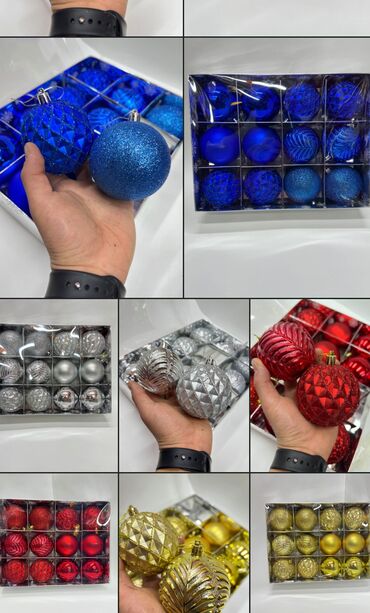 Ёлочные шары и украшения: Все виды елочных игрушек ✨🎄 Оптом и в розницу 🤗 Любые диаметры at lalafo.kg — 1 Ёлочные шары и украшения: Все виды елочных игрушек ✨🎄 Оптом и в розницу 🤗 Любые диаметры — 1