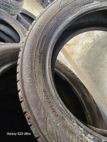 60: Шины 195 / 60 / R 17, Лето, Б/у, Комплект, Легковые, Япония, Dunlop — 2