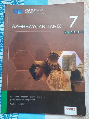 7 sinif azerbaycan tarixi: 7 ci sinif Azərbaycan tarixi test kitabı satılır