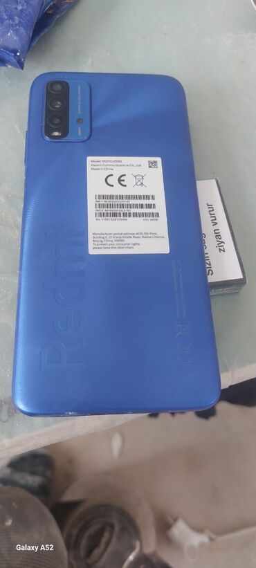 redmi not 11 t: Xiaomi Redmi 9T, 64 GB, rəng - Göy, 
 Barmaq izi, Face ID