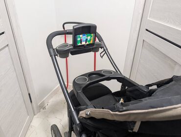 Коляски: Коляска, цвет - Черный, Б/у — 8