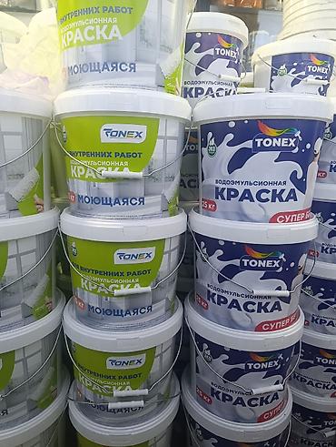 вода эмульсионка: Водоэмульсионная краска TONEX - Назначение: для внутренних работ. - — 3