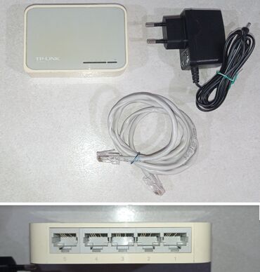 сетевое оборудование: Коммутатор 5 портовый TP-Link TL-SF1005D 5-port switch (5utp 100mbps)