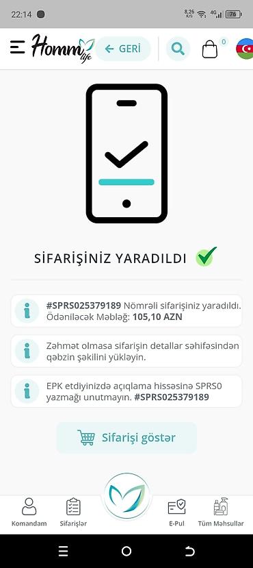 satilik instagram hesaplari: Homm Life məhsulları paketi Tərkib: - Homm Life Velluna qadın parfümü — 2