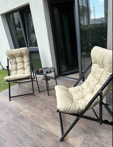 Bağ divan və kreslo dəstləri: Şezlonq. Bağ, balkon üçün şezlonq dəsti. Qiyməti - 1 ədəd şezlonq — 12