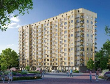 деревянные дома: 1 бөлмө, 43 кв. м, Элитка, 6 кабат