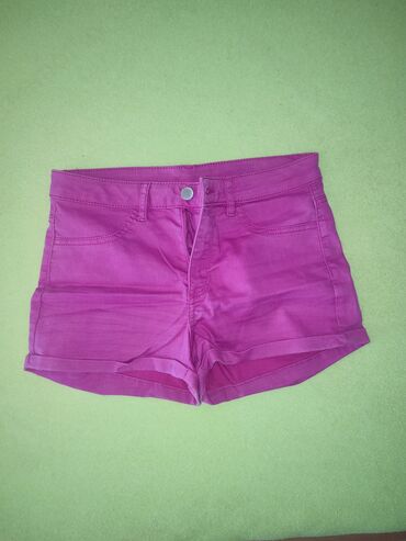 lanene bele pantalone: XS (EU 34), bоја - Roze, Jednobojni
