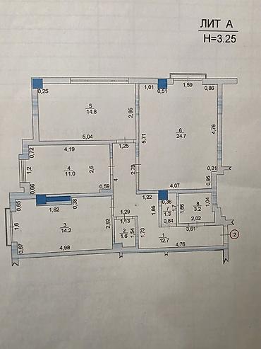 Продажа квартир: 3 комнаты, 85 м², Элитка, 1 этаж, Косметический ремонт — 2