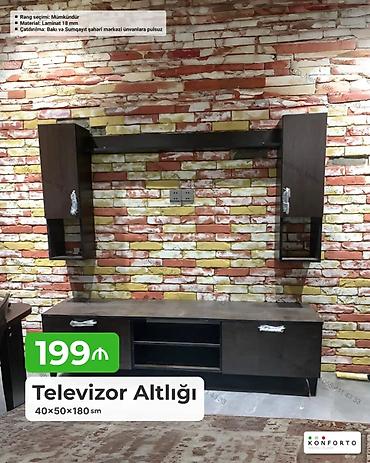 tv 75: Televizor altlığı və divar modulu dəsti - Ölçü: 40 × 50 × 180 sm - — 1