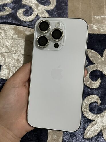 телефон токмок айфон: IPhone 14 Pro, Б/у, 256 ГБ, Чехол, 79 %