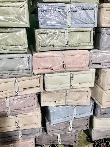 bed sheets: Комплекты постельного белья 100% хлопок, однотонные в фирменных чехлах — 5