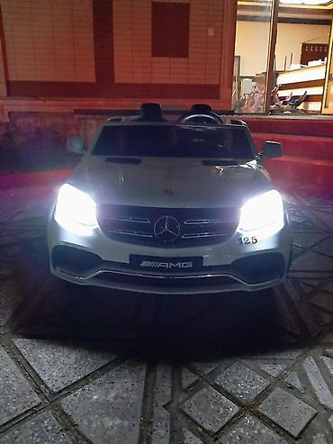 Uşaq dünyası: Uşaq elektrikli maşın – Mercedes-Benz GLS63 AMG stili, ağ rəng — 4