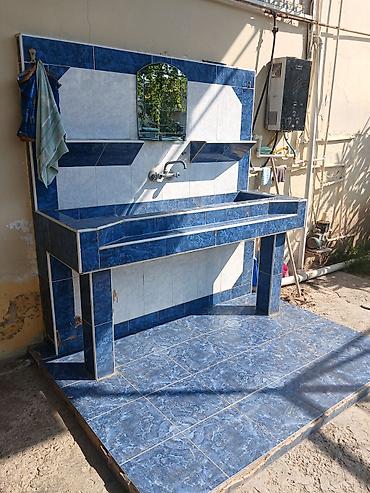 краскопульт купить в баку: Keramika plitələrlə üzlənmiş açıq hava moyka komplekti - Material — 2