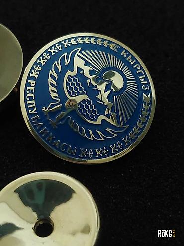 Искусство и коллекционирование: Эксклюзивный значок «Герб Кыргызской Республики» (Ручная работа) — 5