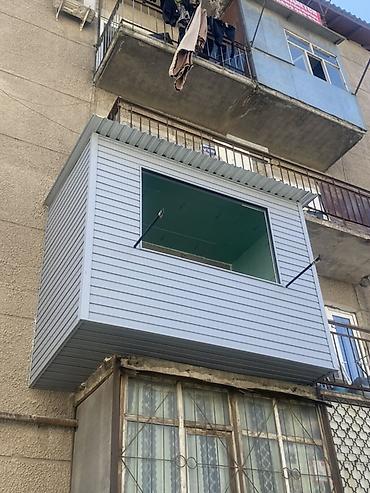 Фасадные работы: Обшивка и остекление балконов сайдингом и рашираем - Внешняя — 2