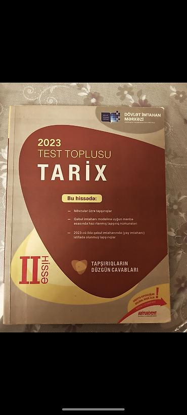 Testlər: Gördüyünüz kitablar abituriyentlik illərimdə mən tərəfindən istifadə — 6