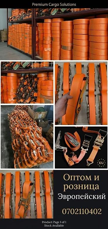 Детали двигателя и моторы в сборе: Стяжные ремни с трещоткой (ratchet straps), европейское качество — 5