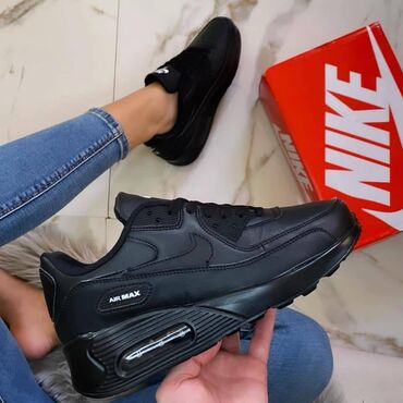 Patike: Nike air max 90 patike crne i bele ekokoža Novo Brojevi 36 do 46 fb — 6