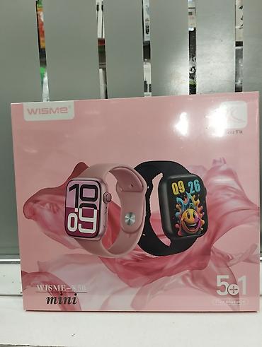 smart saat t800: WISME X50 mini ağıllı saat - Rənglər: çəhrayı və qara kəmər görüntülü — 5