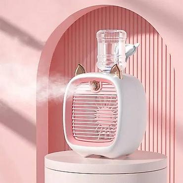 Mini prenosivi ventilatori: Prenosivi mini ventilator sa raspršivačem vode i mačijim ušima je — 1