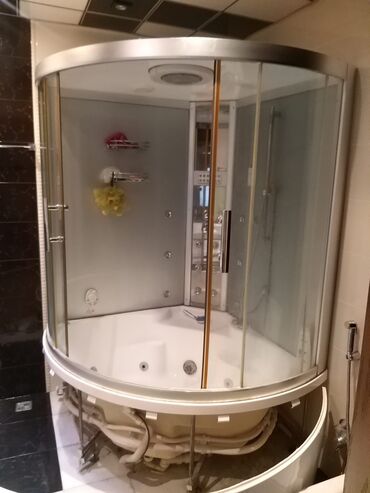 hamam ucun duş kabinleri: İşlənmiş Üstü qapalı kabina, Dairəvi, Ünvandan götürmə lalafo.az -da hamam ucun duş kabinleri: İşlənmiş Üstü qapalı kabina, Dairəvi, Ünvandan götürmə
