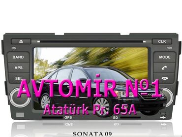 maşın üçün manitorlar: Hyundai Sonata 2008-2009 dvd monitor 🚙🚒 Ünvana və Bölgələrə ödənişli